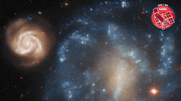 Dark Glowing GIF by ESA/Hubble Space Telescope