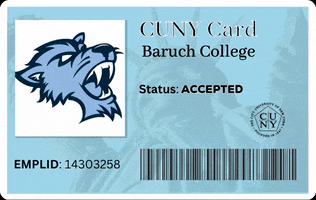 baruch_admission admissions cuny bearcat baruch college GIF