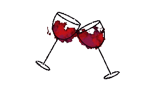 Wineglasses Sticker
