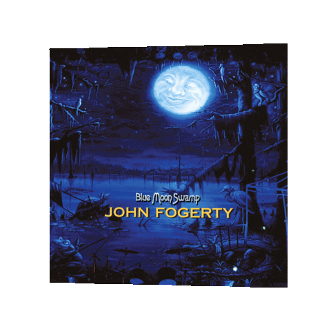 Blue Moon Swamp Sticker by John Fogerty