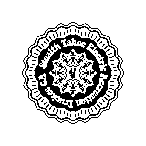 Mandala Stealth Sticker by stealth_tahoe