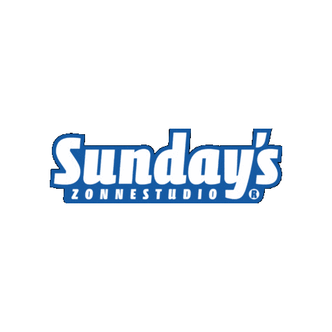 Zonnebanken Sticker by Sunday's