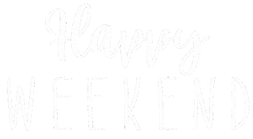 Happy Weekend Sticker