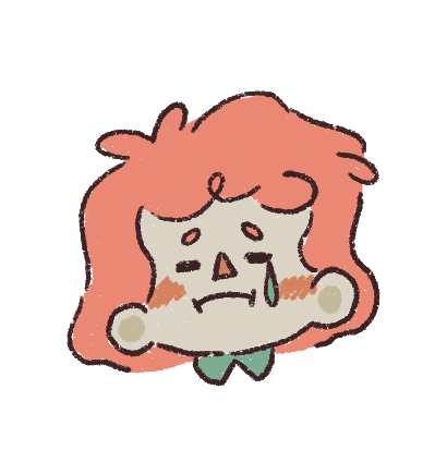 Crying Sticker by t00dlees