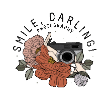 Smile, darling! Photography Sticker