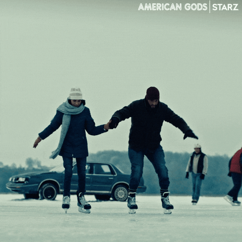 Skating Season 3 GIF by American Gods