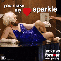 Valentines Day Sparkle GIF by Jackass Forever