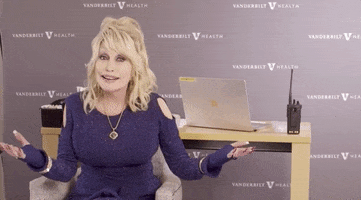 Im So Excited Dolly Parton GIF by GIPHY News