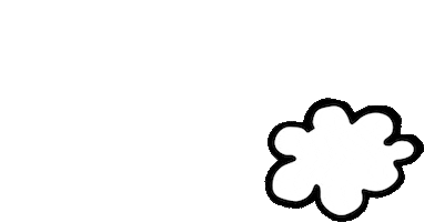 Cloud Sticker by Dopple