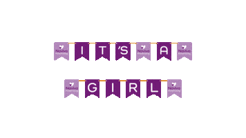 Girl Gender Reveal Sticker by Naviva