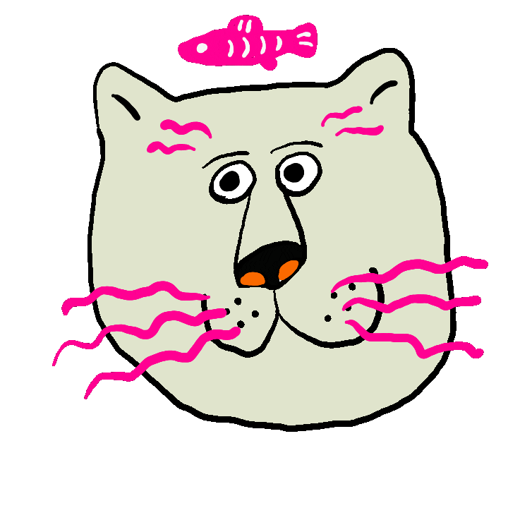 Cat Love Sticker by わかばやま