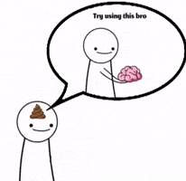 No Brain GIF