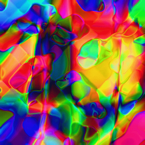 Rainbow Collage GIF by Joe Winograd