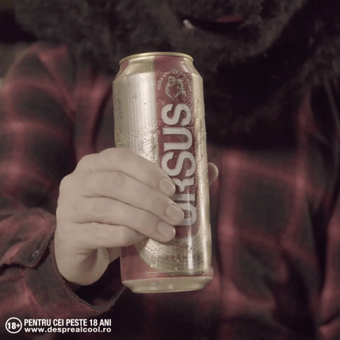 Beer Wow GIF by URSUS ROMANIA