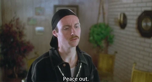 Peace Out Reaction GIF
