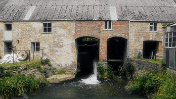 river water wheel GIF by Jerology