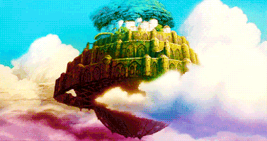 castle in the sky GIF