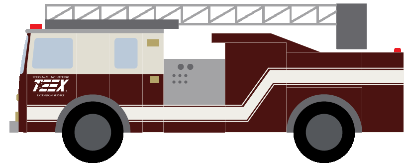 Fire Firetruck Sticker by TEEX (Texas A&M Engineering Extension Service ...