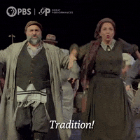 Fiddler On The Roof Broadway GIF by GREAT PERFORMANCES | PBS