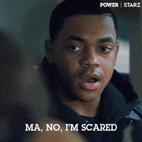 Im Scared Faking It GIF by Power