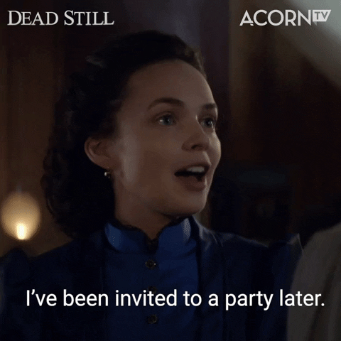 Party Lol GIF by Acorn TV