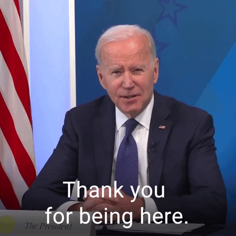 Joe Biden Thanks GIF by The Democrats
