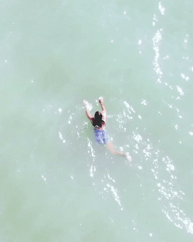 From Above Swimming GIF by Chris