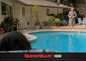 pool party GIF by Silicon Valley