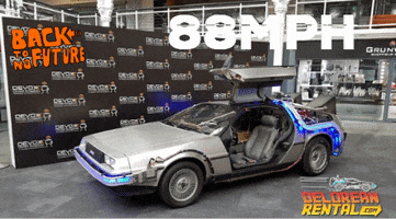 deloreanrental back to the future bttf marty mcfly wedding planner GIF
