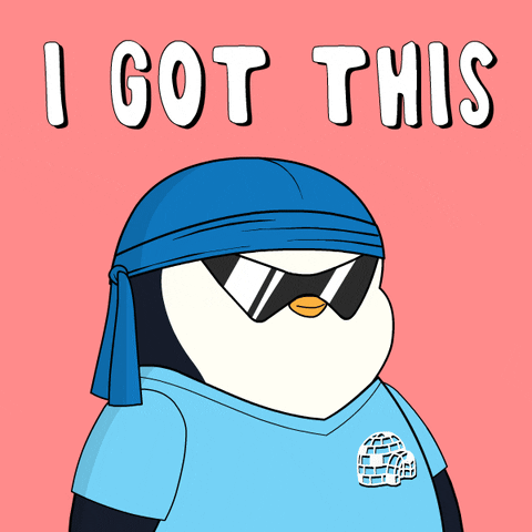 Proud I Got This GIF by Pudgy Penguins