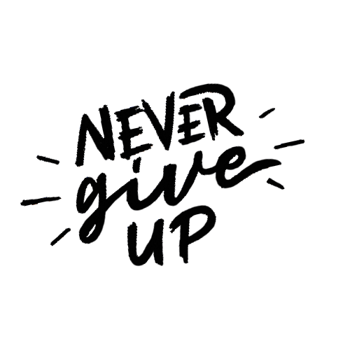 Give Up Sticker