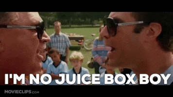 kicking and screaming juice box juice box boy GIF