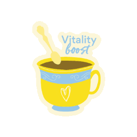 Tea Cup Sticker by Padam Bienestar