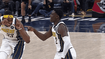 excited myles turner GIF by Indiana Pacers