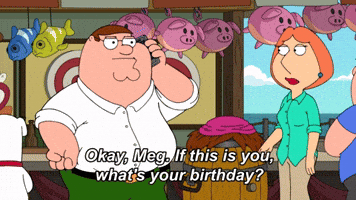 Birthday Meg GIF by Family Guy