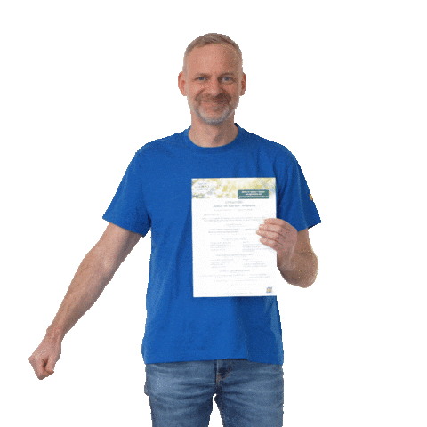 Well Done Certificate Sticker by naturimgarten