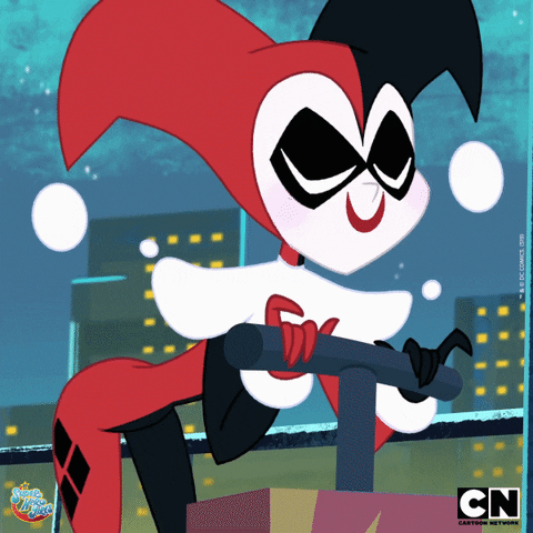 Happy Harley Quinn GIF by DC