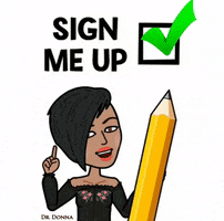 Pencil Sign Up GIF by Dr. Donna Thomas Rodgers