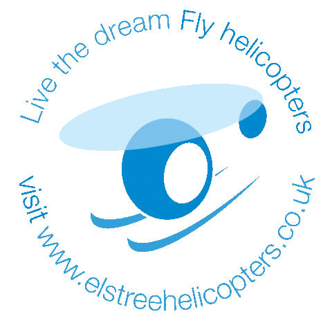 Flying Pig & Elstree Helicopters Sticker