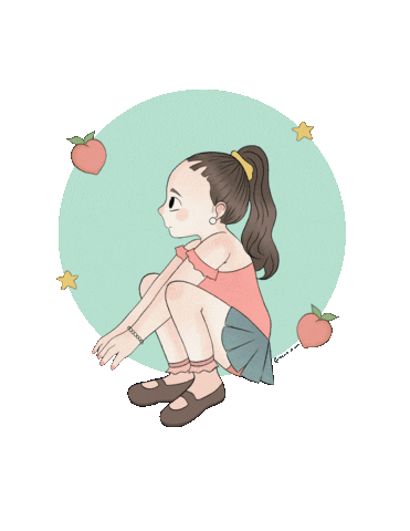 Girl Sticker