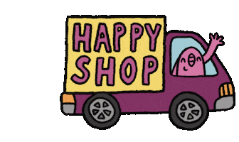 Car Delivery Sticker by Happy Handra