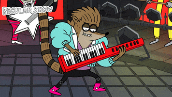 Rock Out Regular Show GIF by Cartoon Network