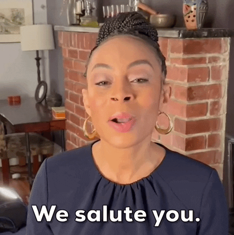 We Salute You GIF by GIPHY News