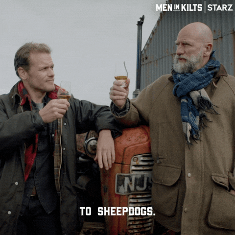 Sam Heughan Dogs GIF by Men in Kilts: A Roadtrip with Sam and Graham