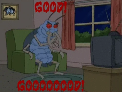 user selected gif to show the mood of good