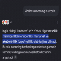 Kindness Uzbek GIF
