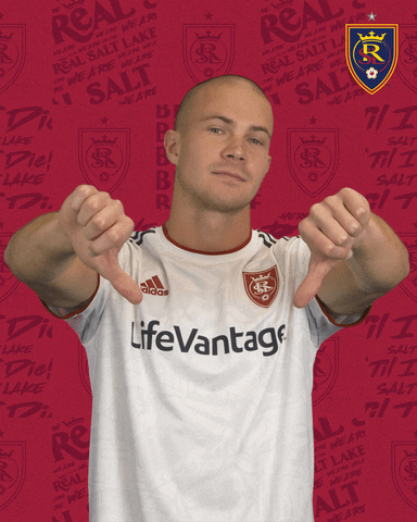 Oh No Thumbs Down GIF by realsaltlake