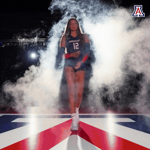 University Of Arizona Volleyball GIF by Arizona Athletics