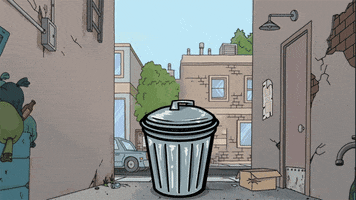 Trash Can Crypto GIF by Chubbiverse