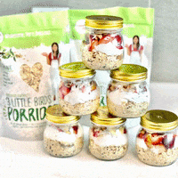 Porridge Overnight Oats GIF by The Smoothie Bombs